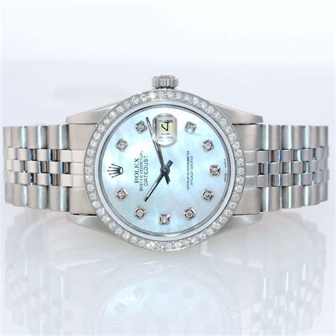 rolex white gold datejust 36|rolex datejust 36mm fluted bezel.